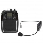 ПМ-6Р Громкоговоритель с UHF беспроводным (радио) микрофоном, аккумулятор, mp3, FM, пульт ДУ