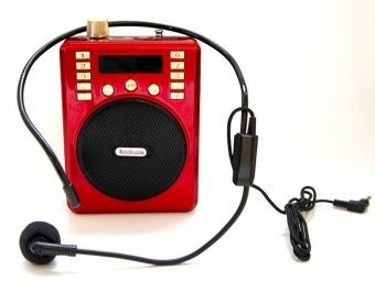 WB001S усилитель голоса (usb/TF/FM/Bluetooth, Li аккумулятор)