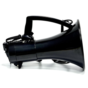 ЭМ-40сзпа электромегафон 40Вт/80/120Вт, Bluetooth, mp3, сирена, свисток, запись, аккумулятор