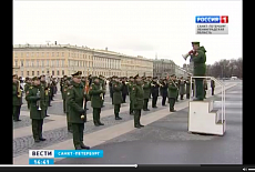 Репетиции парада Победы в Санкт-Петербурге